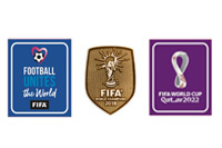 2022 Qatar World Cup Purple & Football Unites The World Blue&WC CL 18